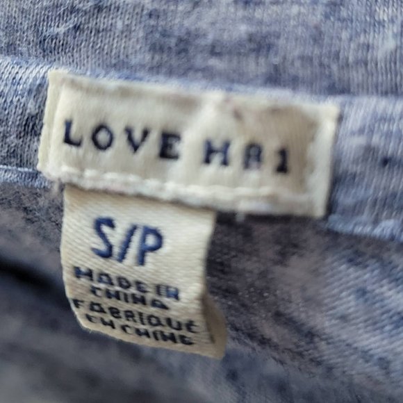 Vintage Style 70s I LOVE H81 78 Oversized Crop Top Size Small Forever 21 - Picture 10 of 12